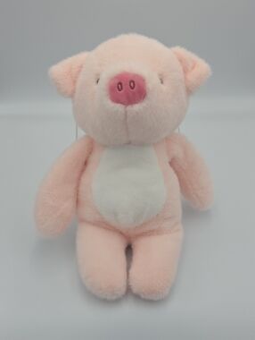 Fiesta Pink Plush Pig with White Tag